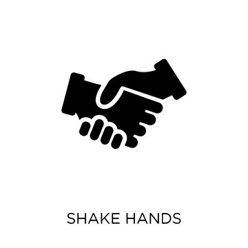 Shake hands icon. Shake hands symbol design from Insurance collection. Simple element vector illustration. Can be used in web and mobile.