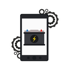 Smartphone car battery charge and wire