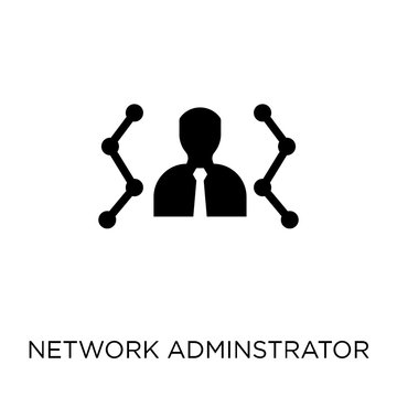 network adminstrator icon. network adminstrator symbol design from Networking collection.