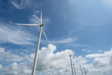 Fototapeta na wymiar wind energy turbine