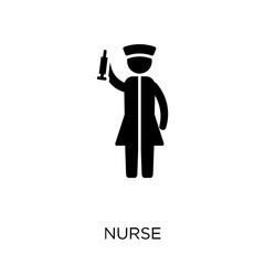 Nurse icon. Nurse symbol design from Professions collection.