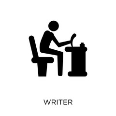 Writer icon. Writer symbol design from Professions collection.