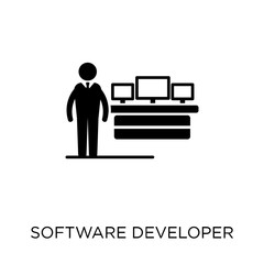 Software Developer icon. Software Developer symbol design from Professions collection.