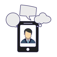 Smartphone business chat