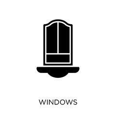 Windows icon. Windows symbol design from Smarthome collection.