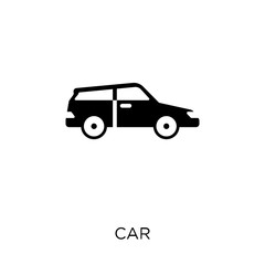 Obraz premium Car icon. Car symbol design from Transportation collection. Simple element vector illustration. Can be used in web and mobile.