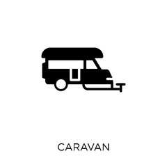 Caravan icon. Caravan symbol design from Transportation collection. Simple element vector illustration. Can be used in web and mobile.