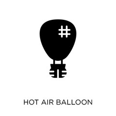 Hot air balloon icon. Hot air balloon symbol design from Transportation collection. Simple element vector illustration. Can be used in web and mobile.