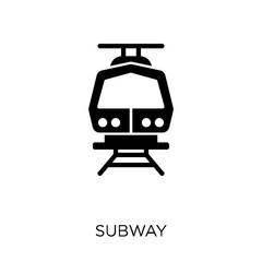 Subway icon. Subway symbol design from Transportation collection. Simple element vector illustration. Can be used in web and mobile.