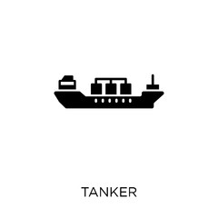 Tanker icon. Tanker symbol design from Transportation collection. Simple element vector illustration. Can be used in web and mobile.