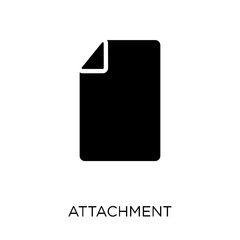 Attachment icon. Attachment symbol design from Web navigation collection.