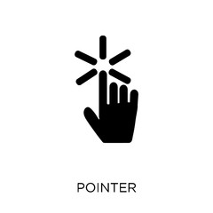 Pointer icon. Pointer symbol design from User interface collection.