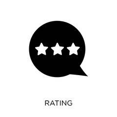 Rating icon. Rating symbol design from User interface collection.
