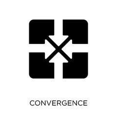 convergence icon. convergence symbol design from Weather collection.