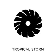 tropical storm icon. tropical storm symbol design from Weather collection.