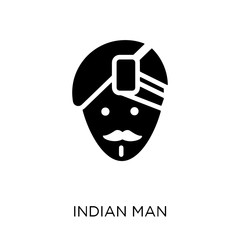 indian Man icon. indian Man symbol design from India collection.