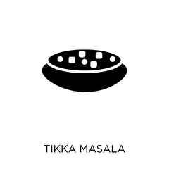 Tikka masala icon. Tikka masala symbol design from India collection.