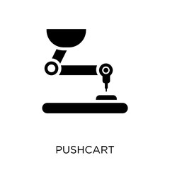 Pushcart icon. Pushcart symbol design from Industry collection.