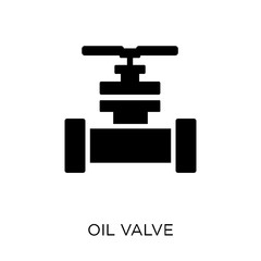 Oil valve icon. Oil valve symbol design from Industry collection.