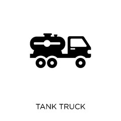 Tank truck icon. Tank truck symbol design from Industry collection.
