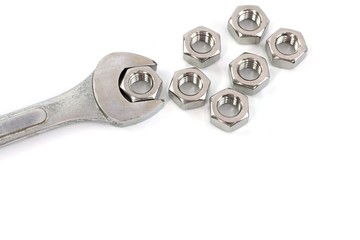 Wrench tool and steel nut