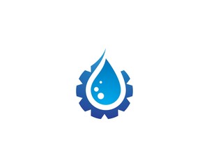 water drop Logo Template