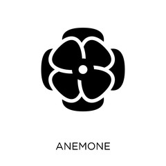 Anemone icon. Anemone symbol design from Nature collection.