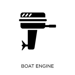 Boat Engine icon. Boat Engine symbol design from Nautical collection.
