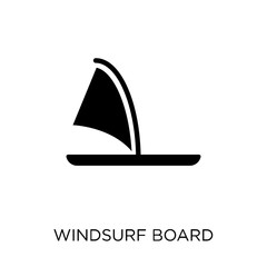 Fototapeta premium Windsurf Board icon. Windsurf Board symbol design from Nautical collection.