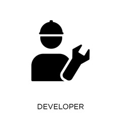 Developer icon. Developer symbol design from Programming collection.