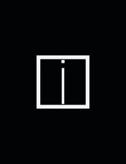 i logo
letter