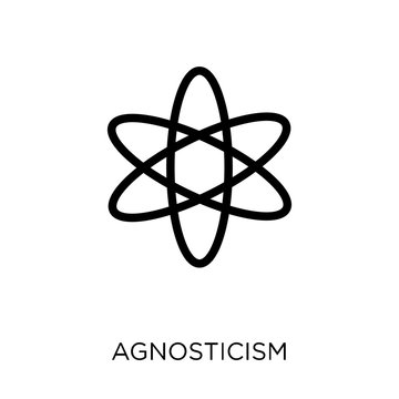 agnosticism icon. agnosticism symbol design from Religion collection.