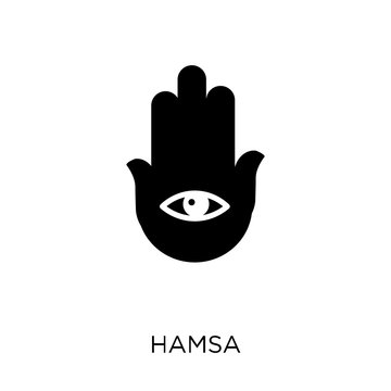 Hamsa icon. Hamsa symbol design from Religion collection.