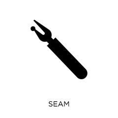 Seam icon. Seam symbol design from Sew collection.