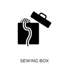 Sewing box icon. Sewing box symbol design from Sew collection.