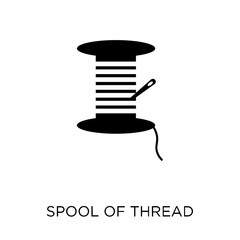 Spool of thread icon. Spool of thread symbol design from Sew collection.