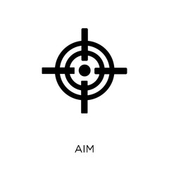 Aim icon. Aim symbol design from Success collection.