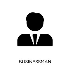 Businessman professional icon. Businessman professional symbol design from Strategy collection.