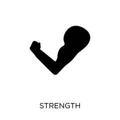 Strength icon. Strength symbol design from Success collection.