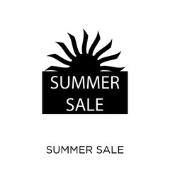Summer sale icon. Summer sale symbol design from Summer collection.