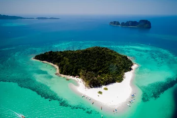 Foto op Canvas incredible view bamboo island from the top in thailand © Олег Радчук