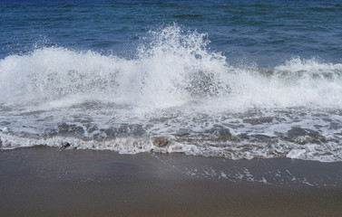 海　波　波打ち際　素材