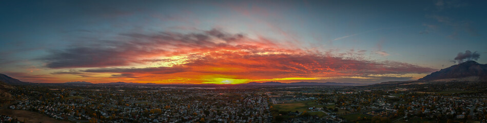 Sunset over North Ogden
