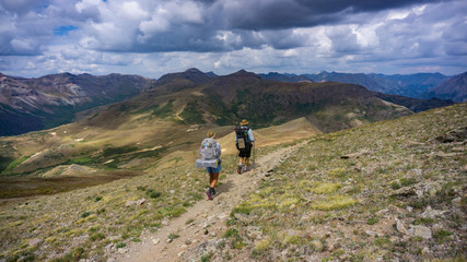 Fototapeta na wymiar hiking in the Colorado mountains