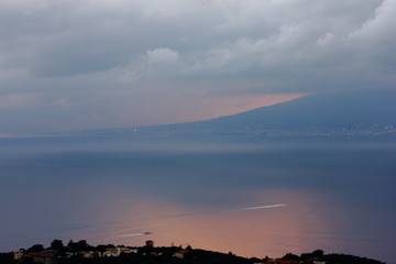 Naklejka na ściany i meble Vesuvio, golfo di Napoli