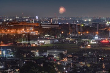 夜景花火