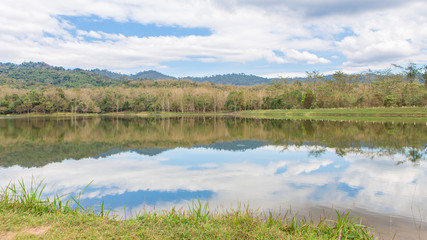 Mountains and lush tropical forests