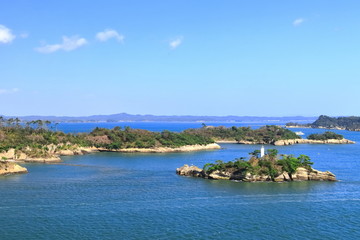 松島四大観　多聞山（偉観）からの眺望