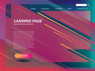 website landing page template 