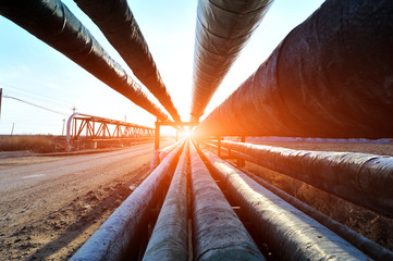 The pipe and valve oil fields